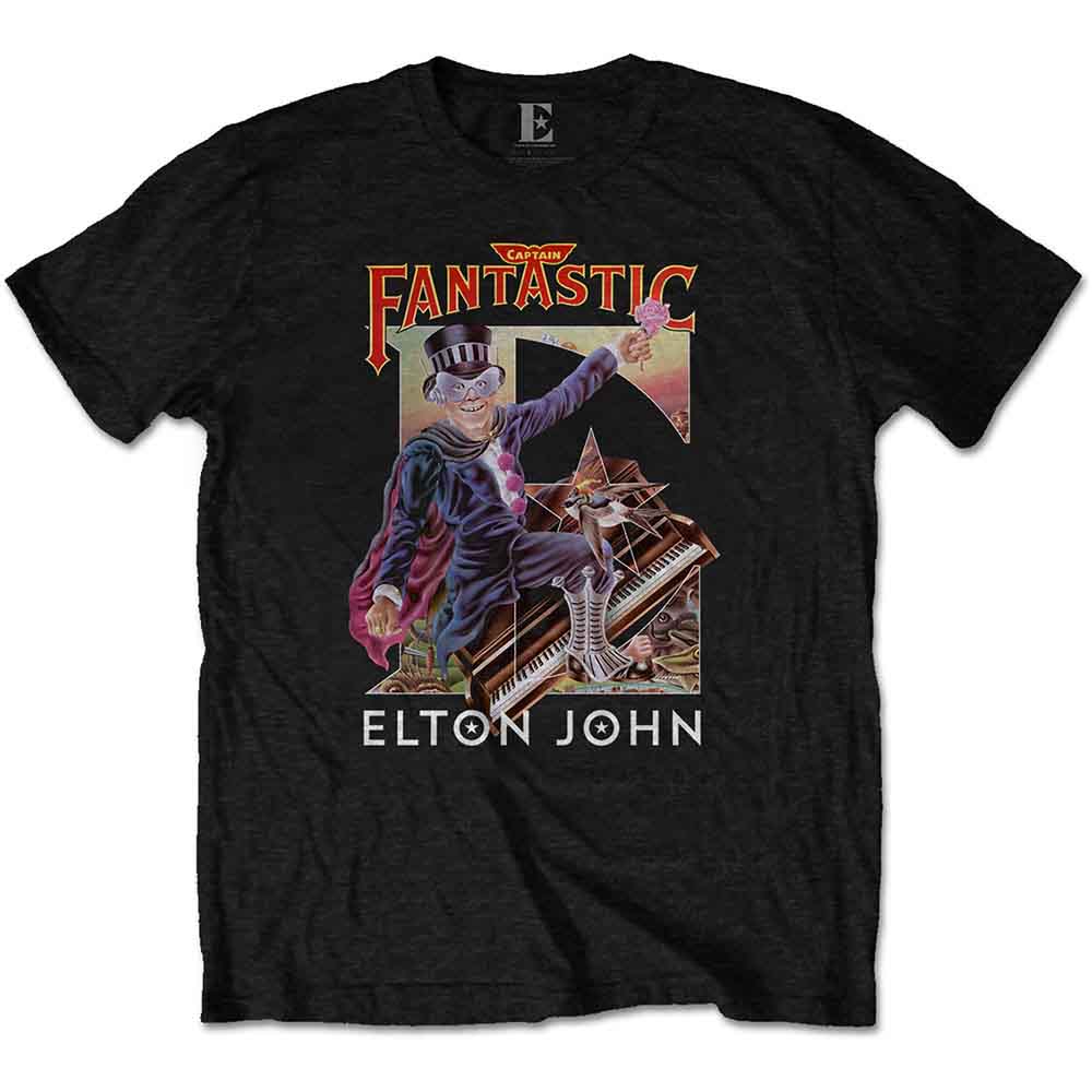 Elton John - Captain Fantastic (T-Shirt) - Joco Records