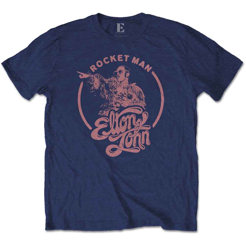 Elton John - Rocketman Circle Point (T-Shirt) - Joco Records