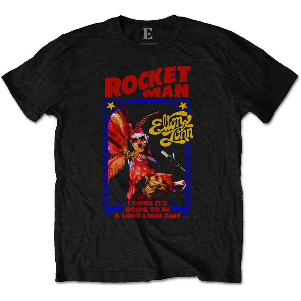 Elton John - Rocketman Feather Suit (T-Shirt) - Joco Records