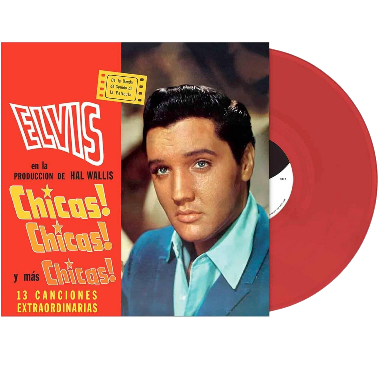 Elvis Presley - Chicas! Chicas! Y Mas Chicas! (Limited Edition, Red Vinyl) (LP) - Joco Records