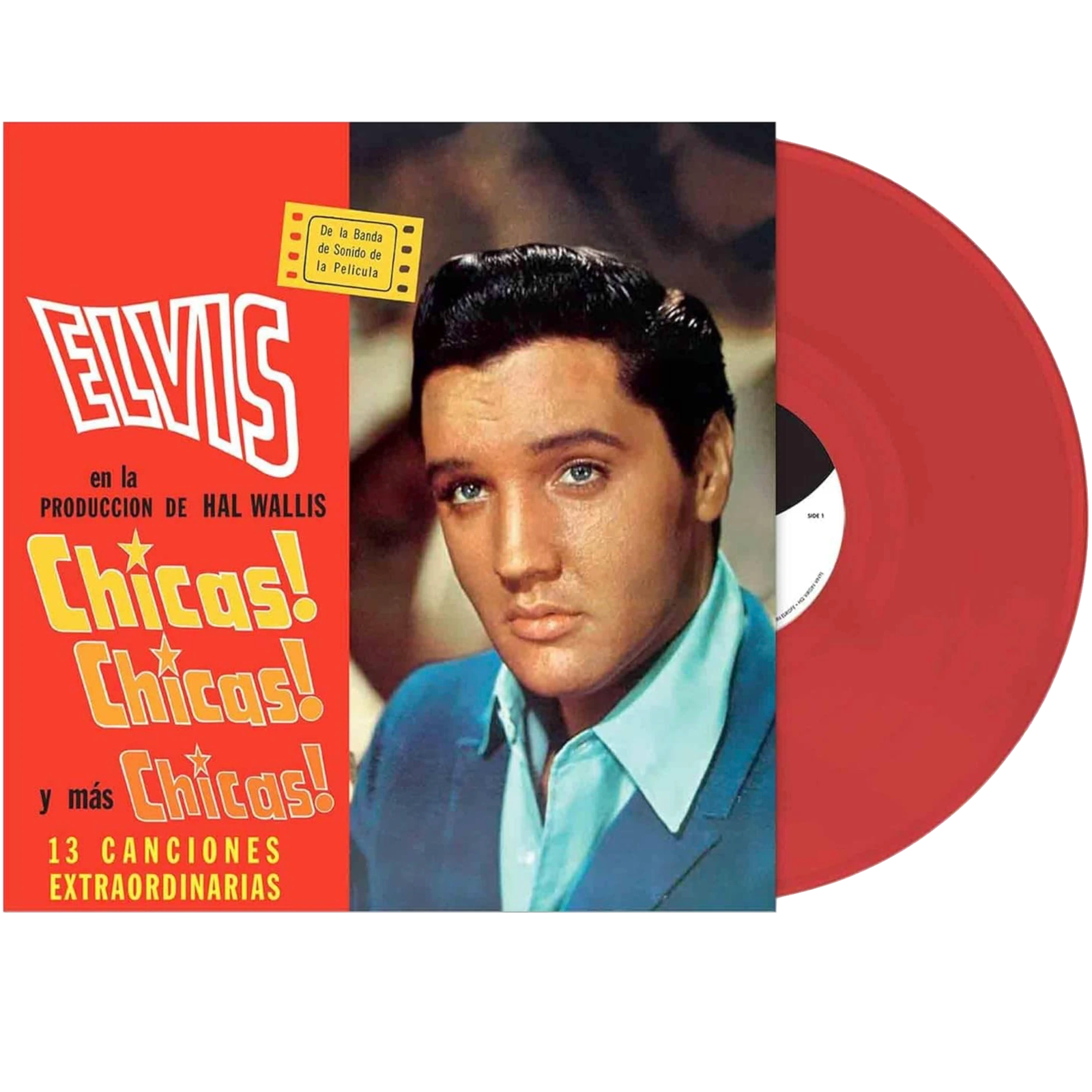 Elvis Presley - Chicas! Chicas! Y Mas Chicas! (Limited Edition, Red Vinyl) (LP) - Joco Records