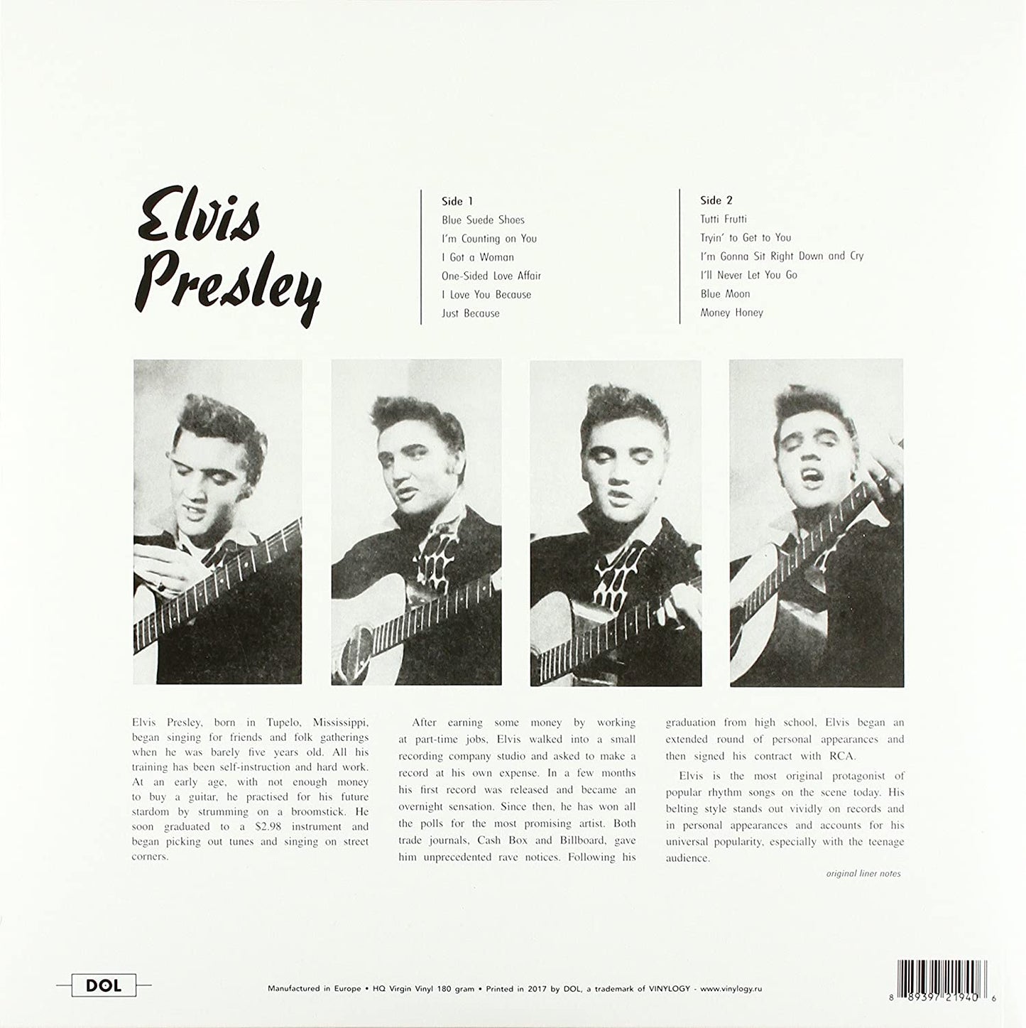 Elvis Presley - Elvis Presley (Import, Gatefold, 180 Gram) (LP) - Joco Records