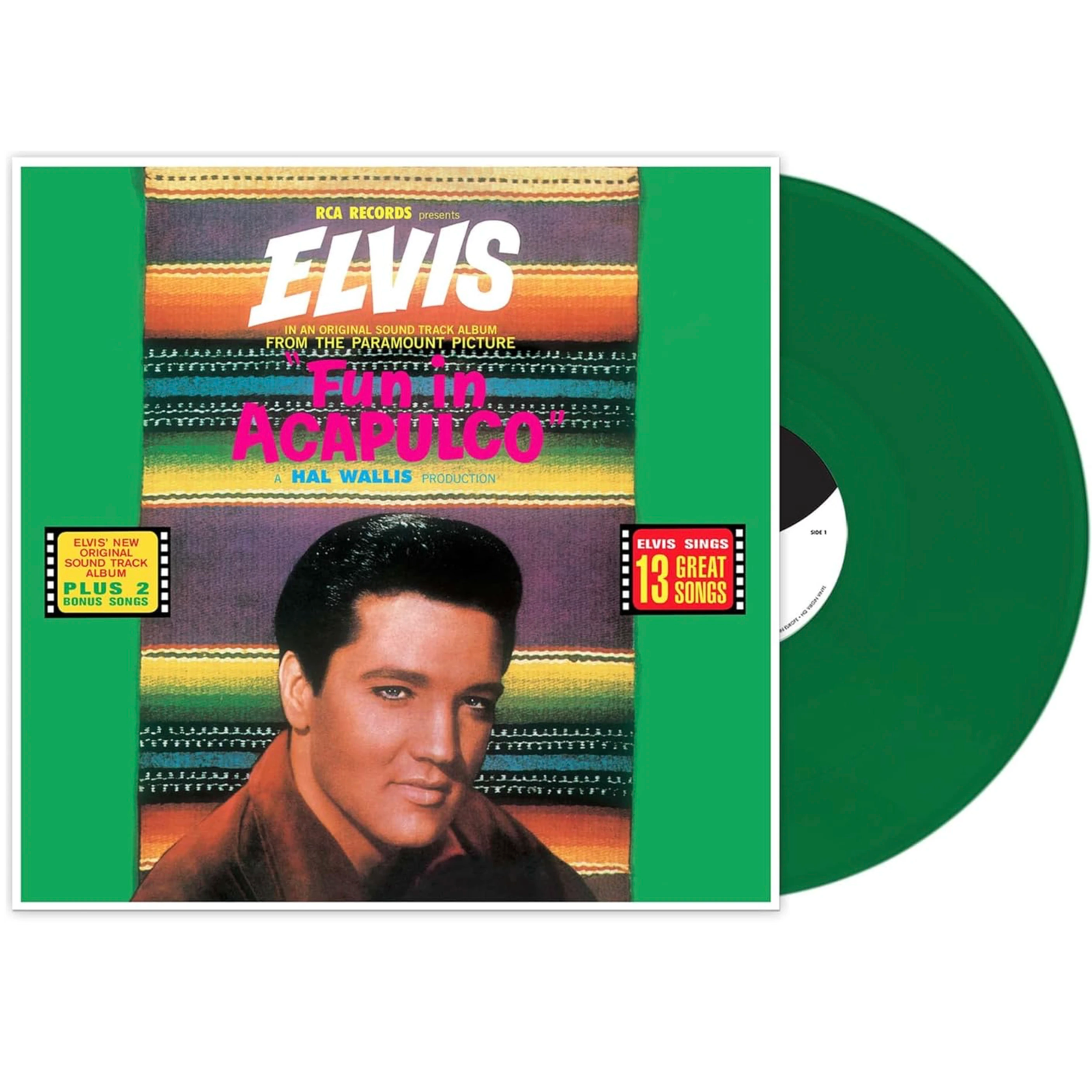Elvis Presley - Fun In Acapulco (Limited Edition, Green Vinyl) (LP) - Joco Records