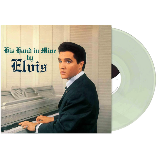 Elvis Presley - His Hand In Mine (Limited Edition, Aqua Blue Vinyl) (LP) - Joco Records