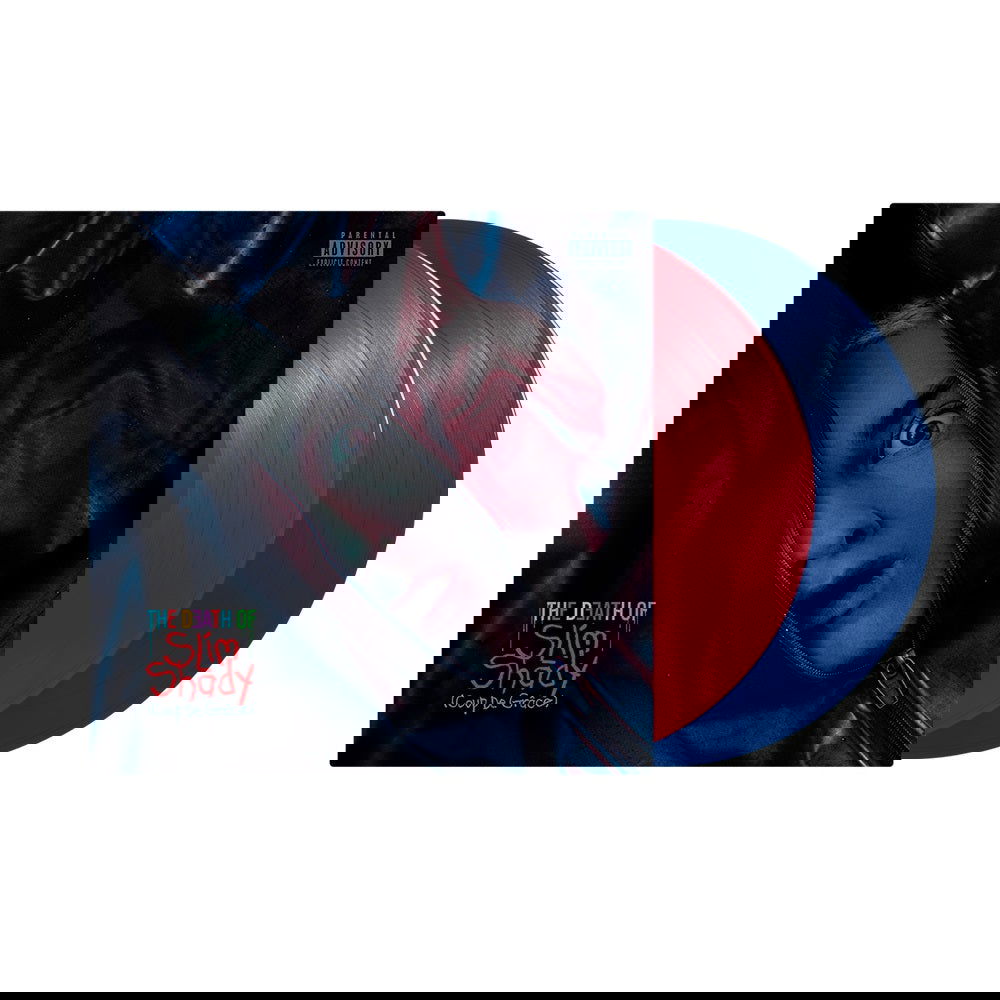 Eminem - The Death Of Slim Shady (Coup De Grâce) (Explicit Content) (Vinyl, Red, Blue) (2 LP) - Joco Records