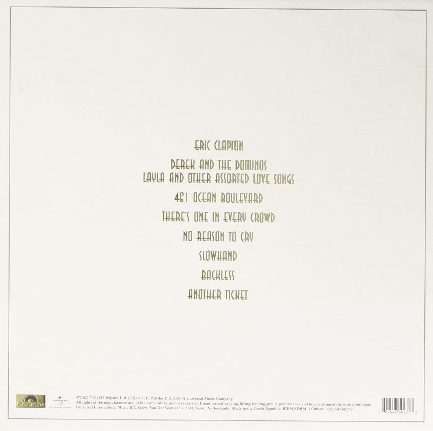 Eric Clapton: The Studio Album Collection 1970-1981 (Limited Edition, Box Set) (9 LP) - Joco Records