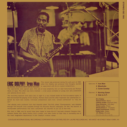 Eric Dolphy - Iron Man (RSD 11.2023 Exclusive, Gold Vinyl) (LP) - Joco Records