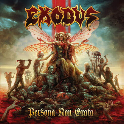 Exodus - Persona Non Grata (Clear W/ Gold & Black & Turquoise Splatter Color Vinyl) (2 LP) - Joco Records