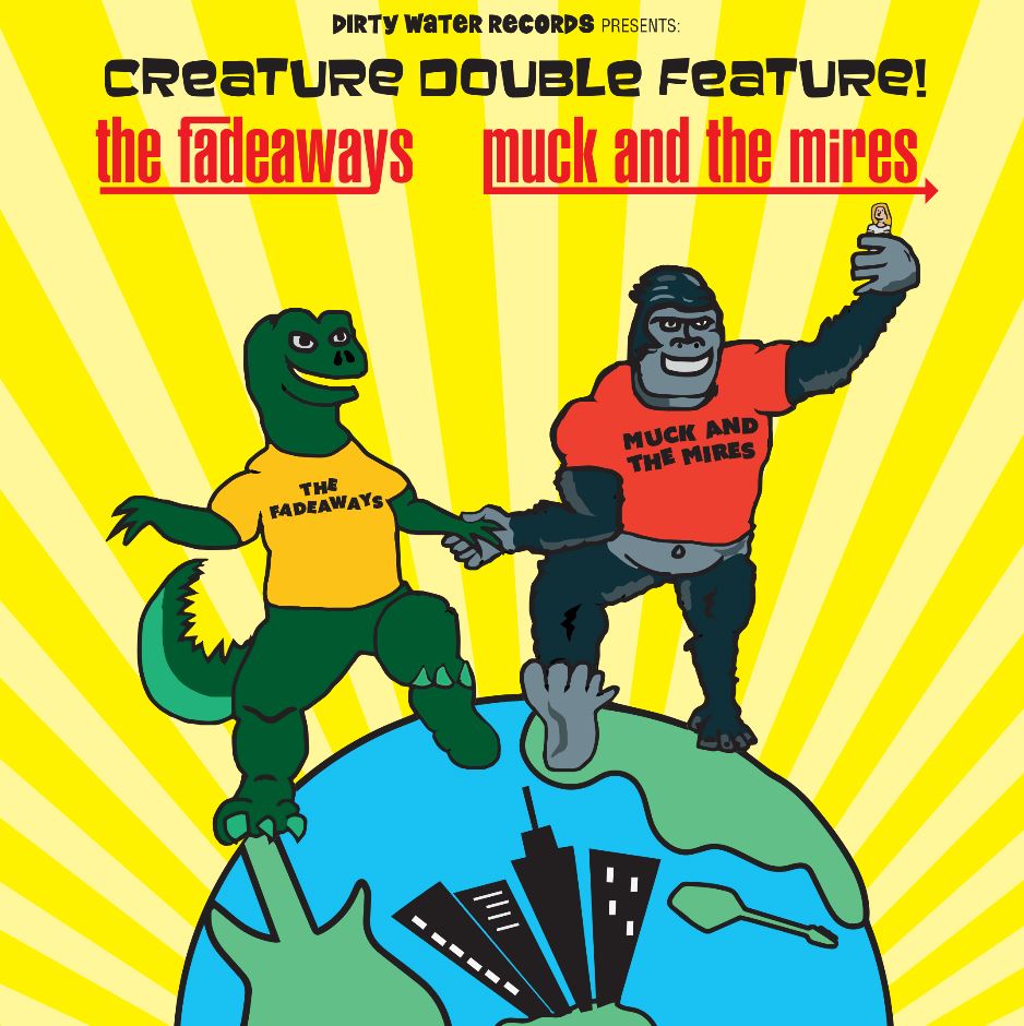 Fadeaways Vs. Muck And The Mires - Creature Double Feature! - 7" (Vinyl) - Joco Records
