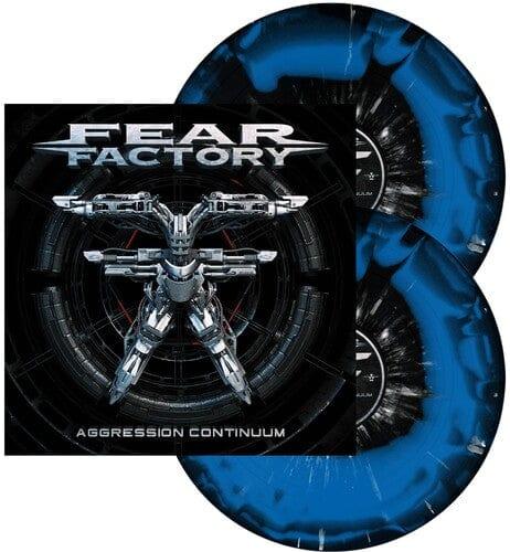 Fear Factory - Aggression Continuum (Color Vinyl, Black, Blue, White, Gatefold LP Jacket) - Joco Records