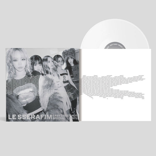 Le Sserafim - Easy-Crazy-Hot (Limited Edition, Silver White Vinyl) (LP)