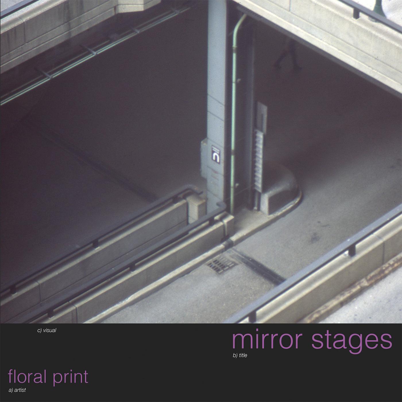Floral Print - Mirror Stages (Limited Edition, Translucent Candy Grape Purple Vinyl) (LP) - Joco Records