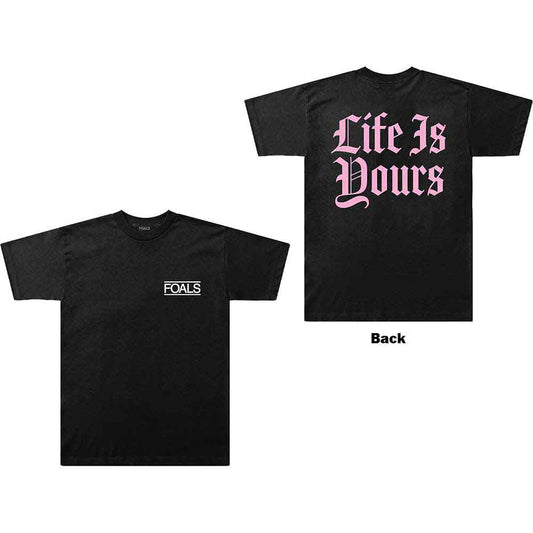 Foals - Life Is Yours Text (T-Shirt) - Joco Records