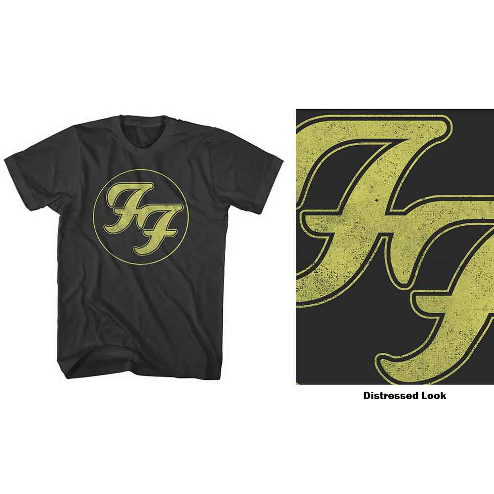 Foo Fighters - Distressed FF Logo (T-Shirt) - Joco Records