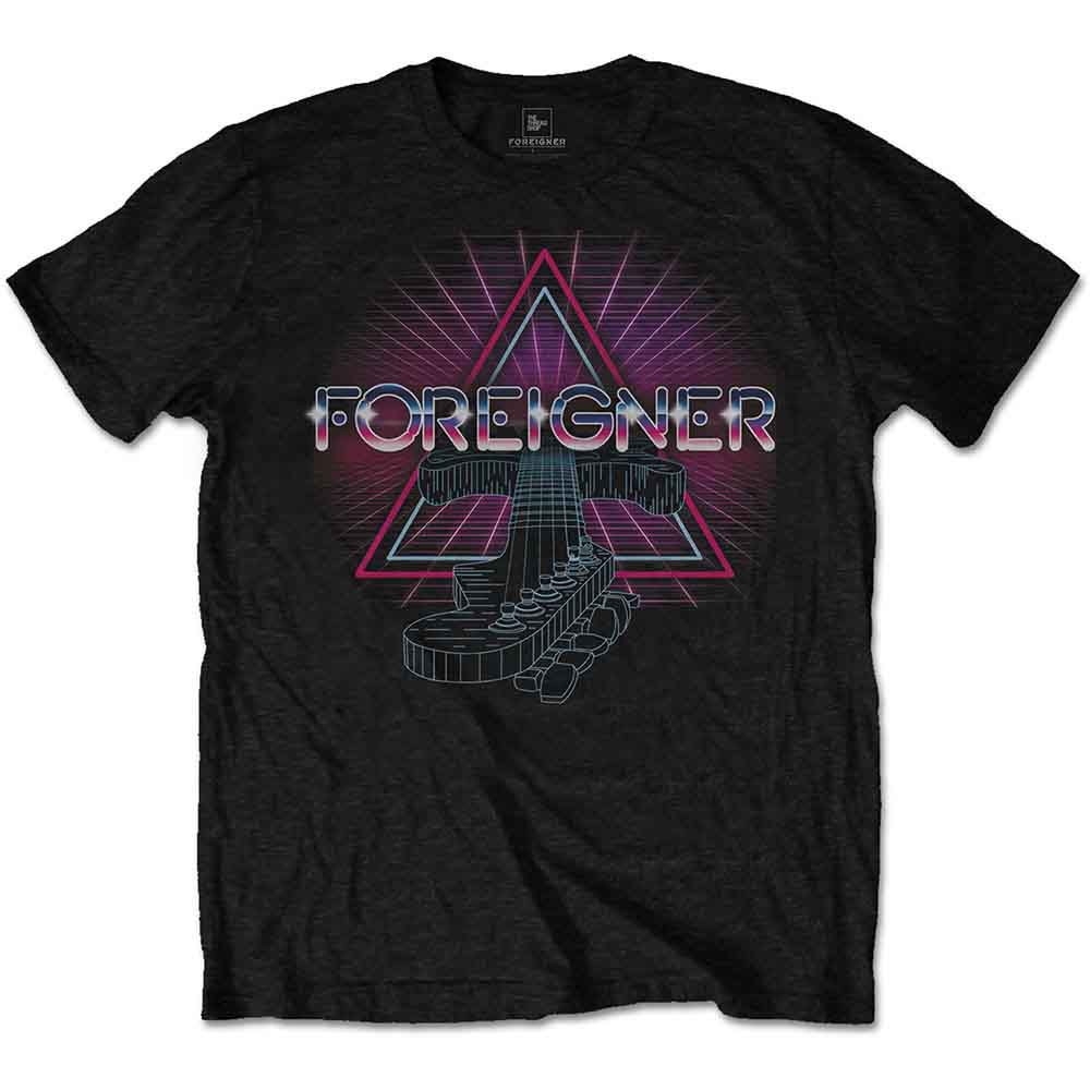 Foreigner - Neon Guitar (T-Shirt) - Joco Records