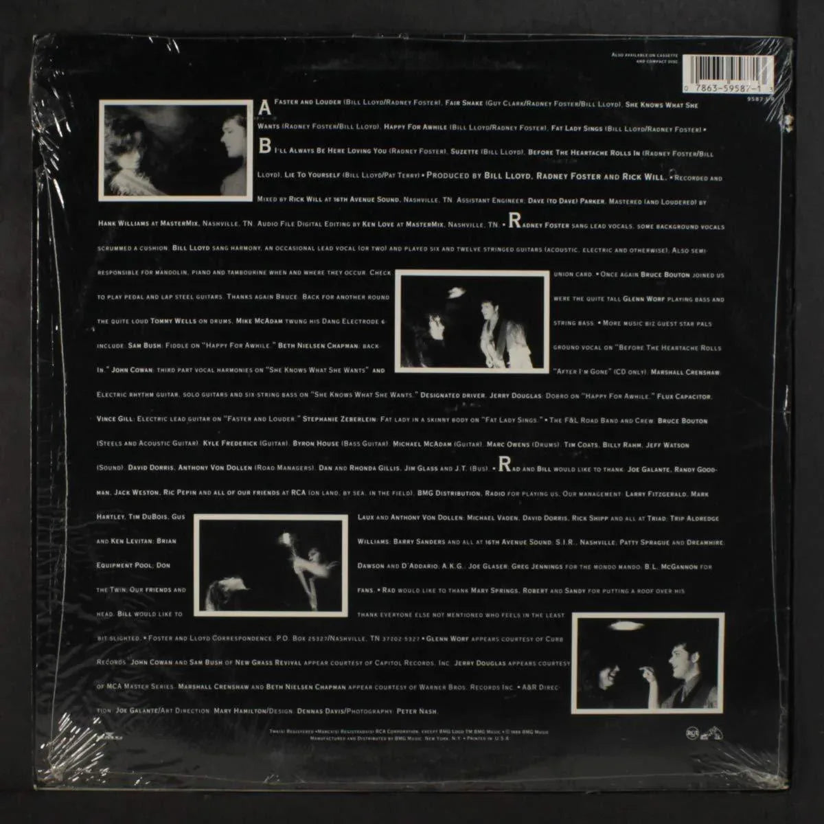 Foster And Lloyd - Faster & Llouder (LP) - Joco Records