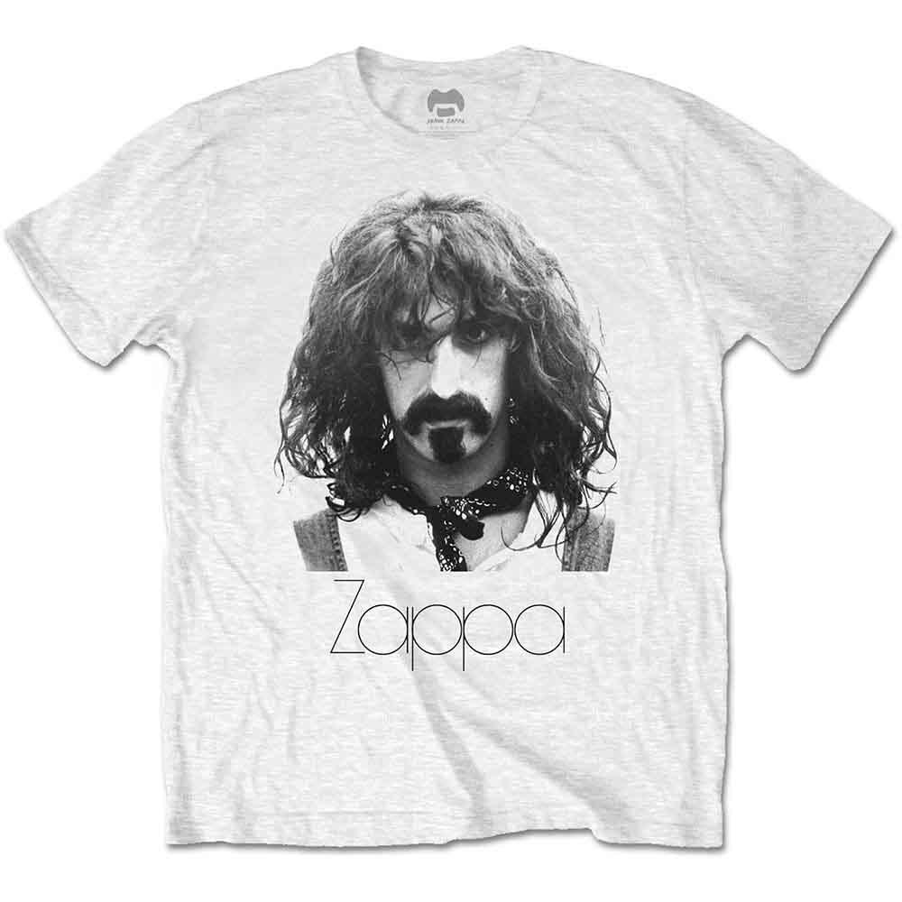 Frank Zappa - Thin Logo Portrait (T-Shirt) - Joco Records