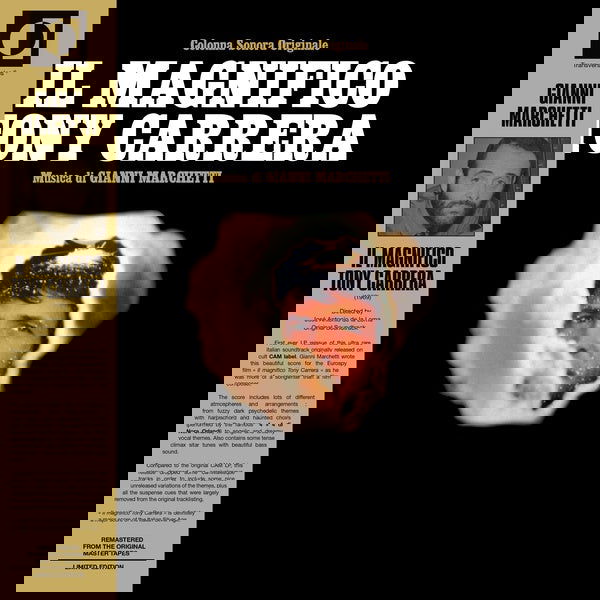 Gianni Marchetti - Il Magnifico Tony Carrera (Vinyl) - Joco Records