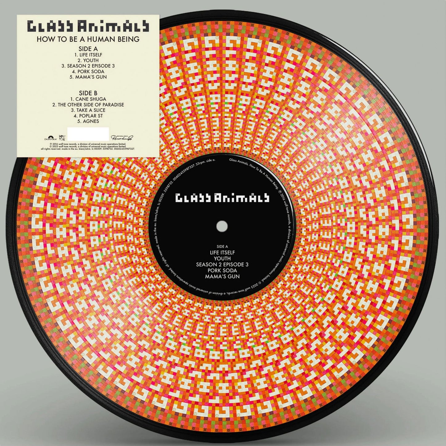 Glass Animals - How To Be A Human Being (Indie Exclusive, Zoetrope Picture Disc Vinyl) - Joco Records