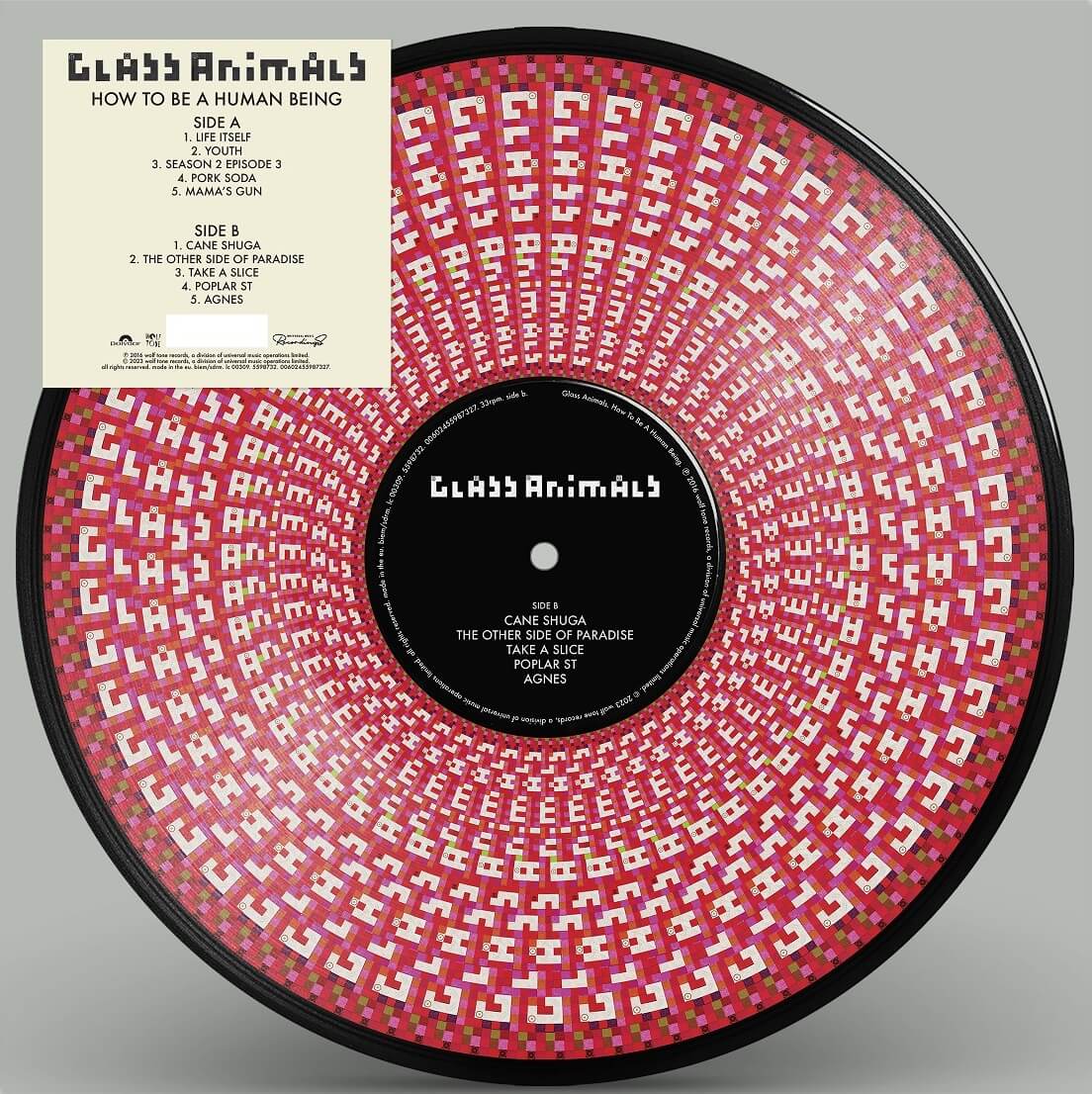 Glass Animals - How To Be A Human Being (Indie Exclusive, Zoetrope Picture Disc Vinyl) - Joco Records