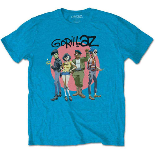 Gorillaz - Group Circle Rise (T-Shirt) - Joco Records