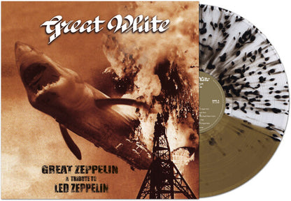 Great White - Great Zeppelin - Tribute To Led Zeppelin (Black White & Gold Splatter)  (Vinyl) - Joco Records