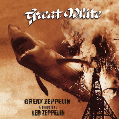 Great White - Great Zeppelin - Tribute To Led Zeppelin (Black White & Gold Splatter)  (Vinyl) - Joco Records