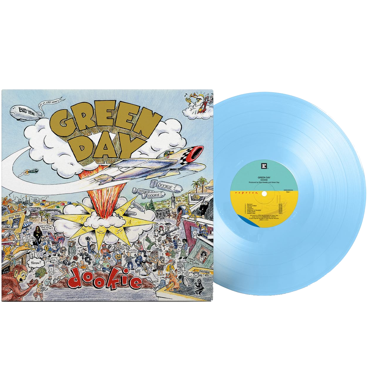 Green Day - Dookie (30th Anniversary, Blue Vinyl) (LP) - Joco Records