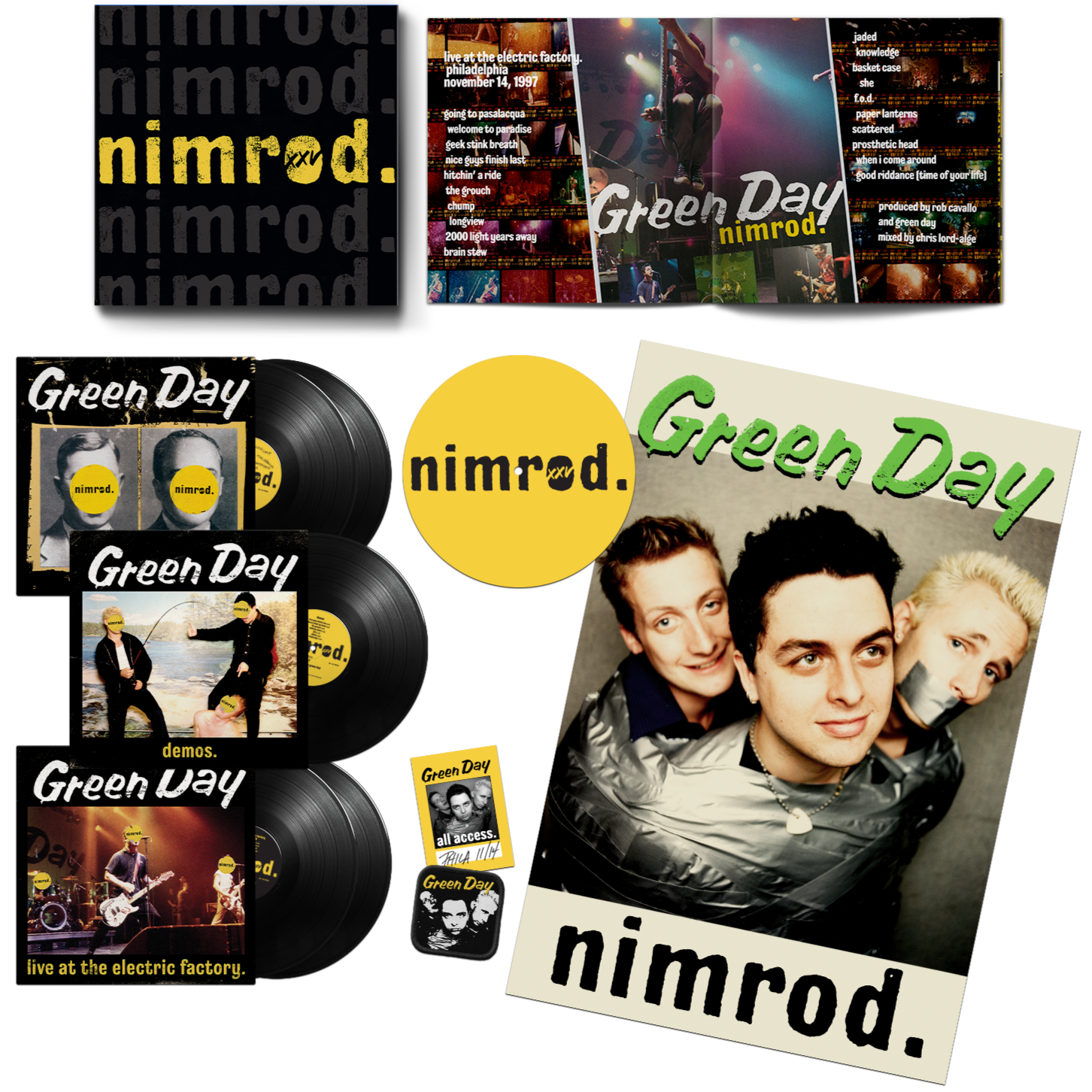 Green Day - Nimrod (25th Anniversary Edition, Box Set) (5 LP) - Joco Records