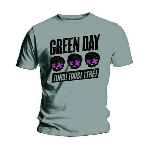 Green Day - Three Heads Better Than One (T-Shirt) - Joco Records