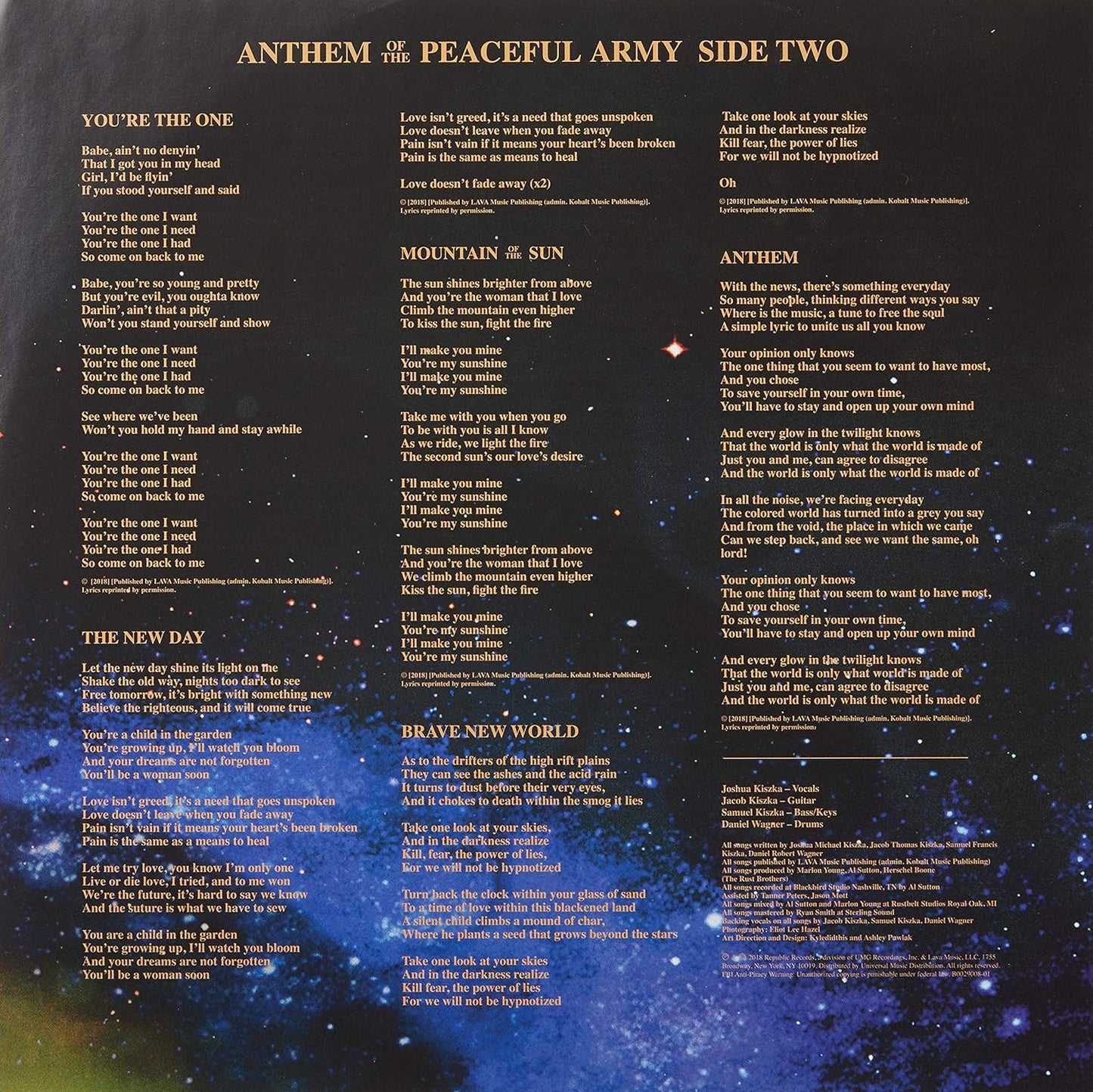 Greta Van Fleet - Anthem Of The Peaceful Army  (Vinyl) - Joco Records