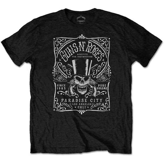 Guns N' Roses - Bourbon Label (T-Shirt) - Joco Records