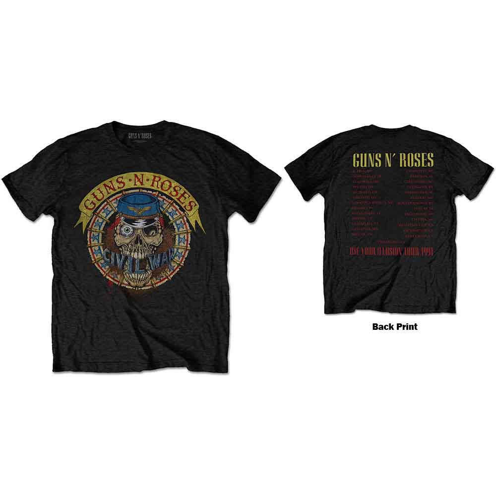 Guns N' Roses - Skull Circle (T-Shirt) - Joco Records
