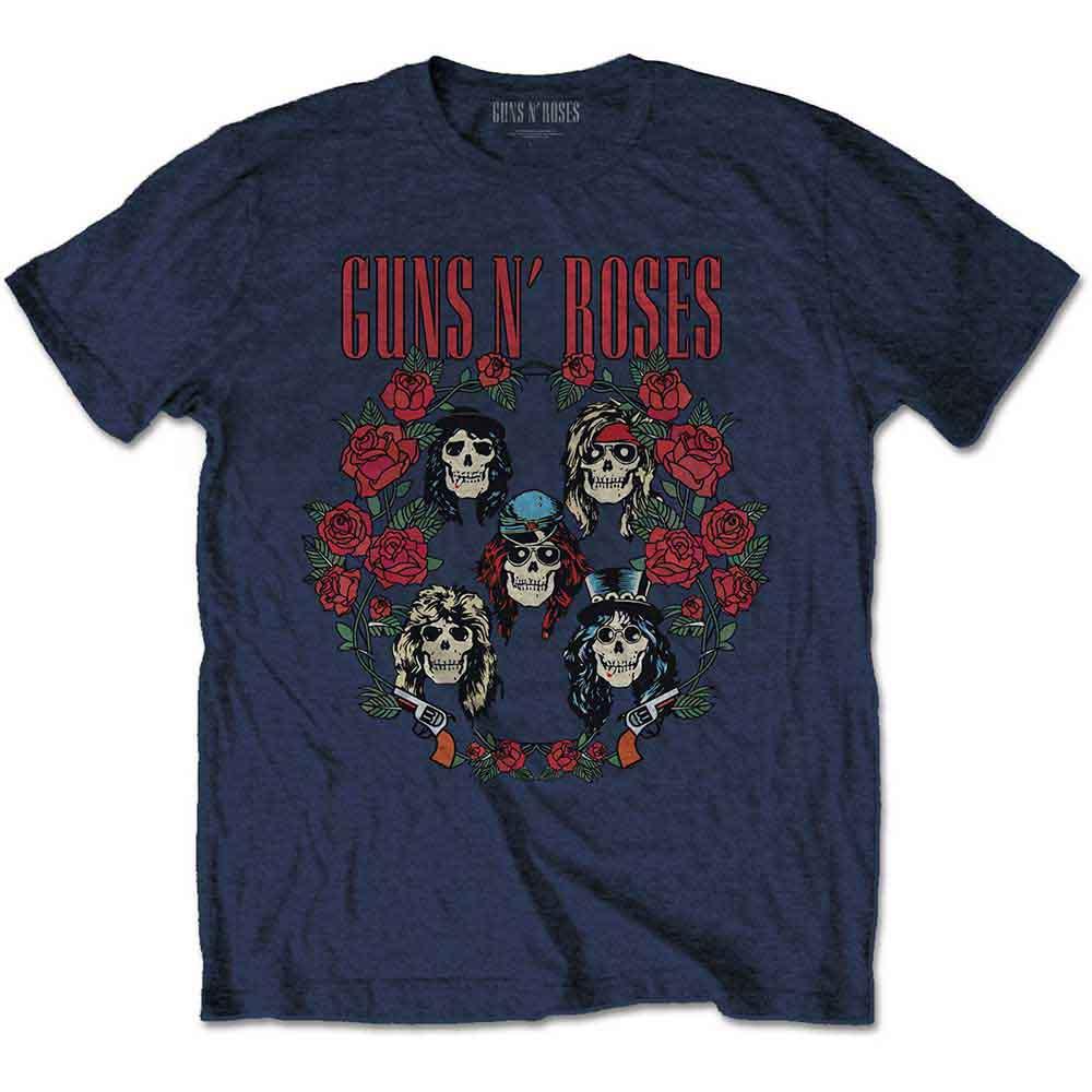 Guns N' Roses - Skulls Wreath (T-Shirt) - Joco Records