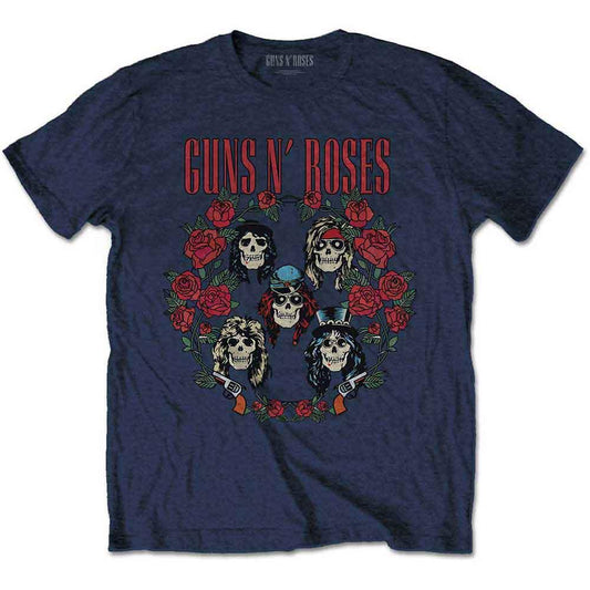 Guns N' Roses - Skulls Wreath (T-Shirt) - Joco Records