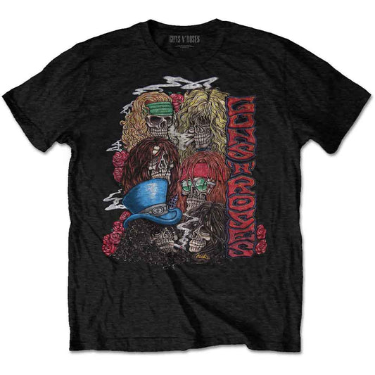 Guns N' Roses - Stacked Skulls (T-Shirt) - Joco Records