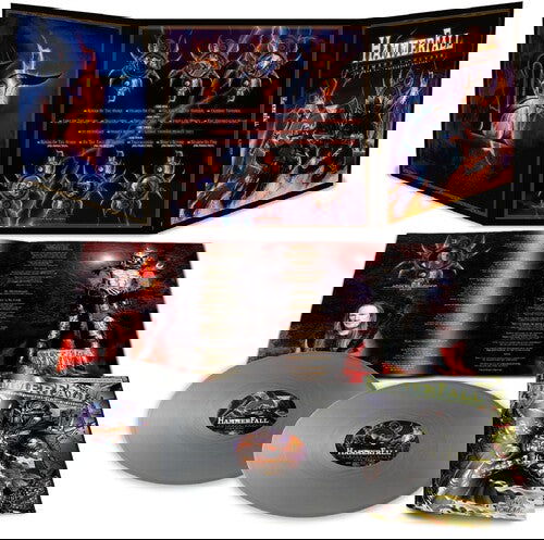 Hammerfall - Crimson Thunder: 20 Year Anniversary Edition (Color Vinyl, Silver) (2 LP) - Joco Records