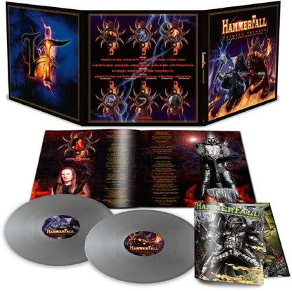 Hammerfall - Crimson Thunder: 20 Year Anniversary Edition (Color Vinyl, Silver) (2 LP) - Joco Records