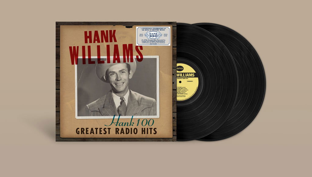 Hank Williams - Hank 100: Greatest Radio Hits (2 LP) - Joco Records