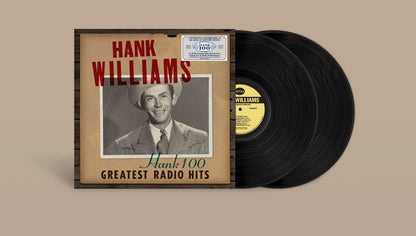 Hank Williams - Hank 100: Greatest Radio Hits (2 LP) - Joco Records