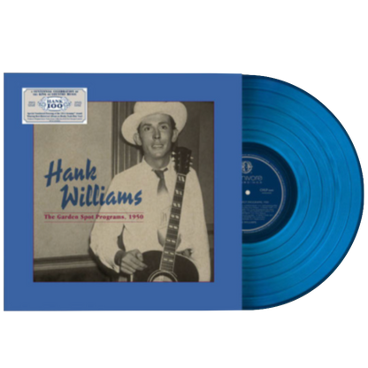 Hank Williams - The Garden Spot Programs, 1950 (Centennial Edition, Indie Exclusive, Blue Vinyl) (LP) - Joco Records
