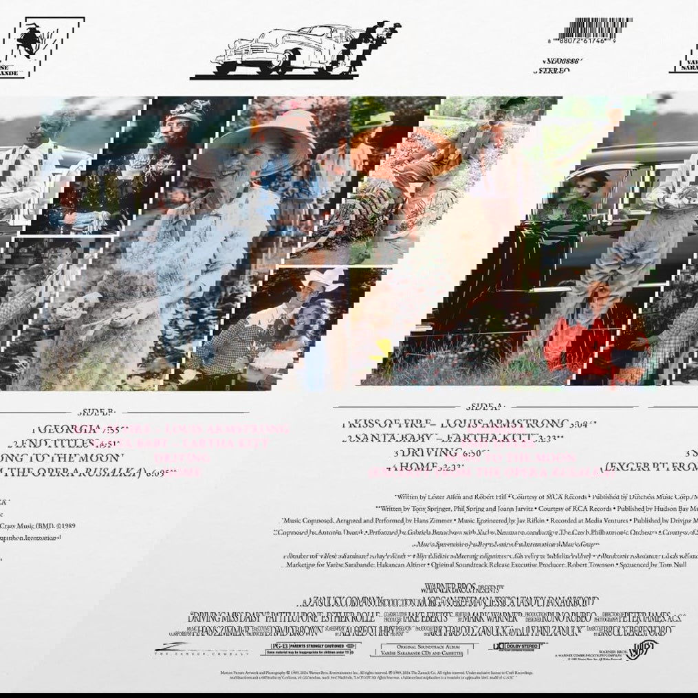 Hans Zimmer - Driving Miss Daisy (Original Soundtrack) (Translucent Violet Vinyl) (LP) - Joco Records