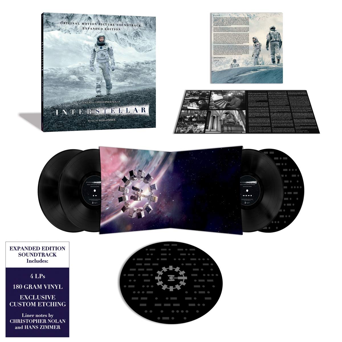 Hans Zimmer - Interstellar (Original Motion Picture Soundtrack) (Limited Expanded Edition, Etched) (4 LP) - Joco Records