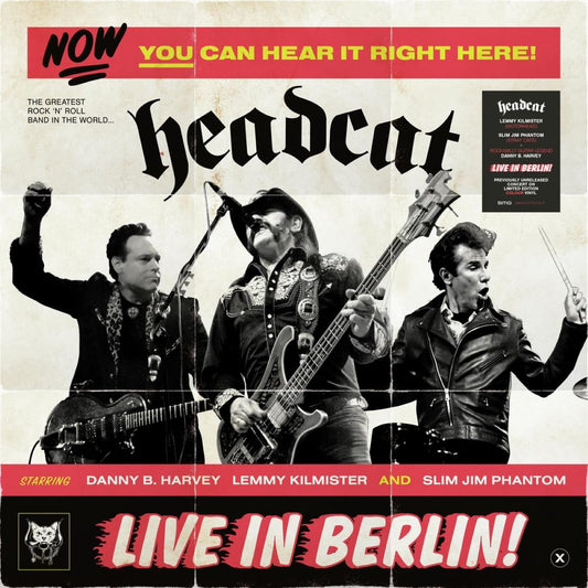 HeadCat - Live in Berlin (Limited Edition Import, Color Vinyl) (2 LP) - Joco Records
