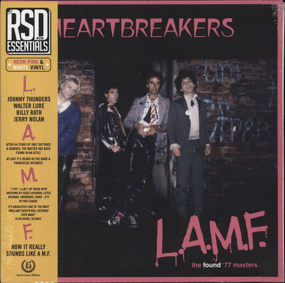 Heartbreakers - L.A.M.F. - The Found '77 Masters (RSD Exclusive, Pink & White Vinyl) (LP) - Joco Records