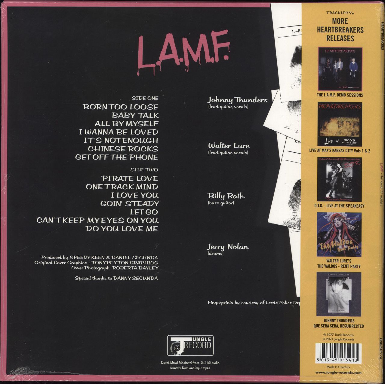 Heartbreakers - L.A.M.F. - The Found '77 Masters (RSD Exclusive, Pink & White Vinyl) (LP) - Joco Records