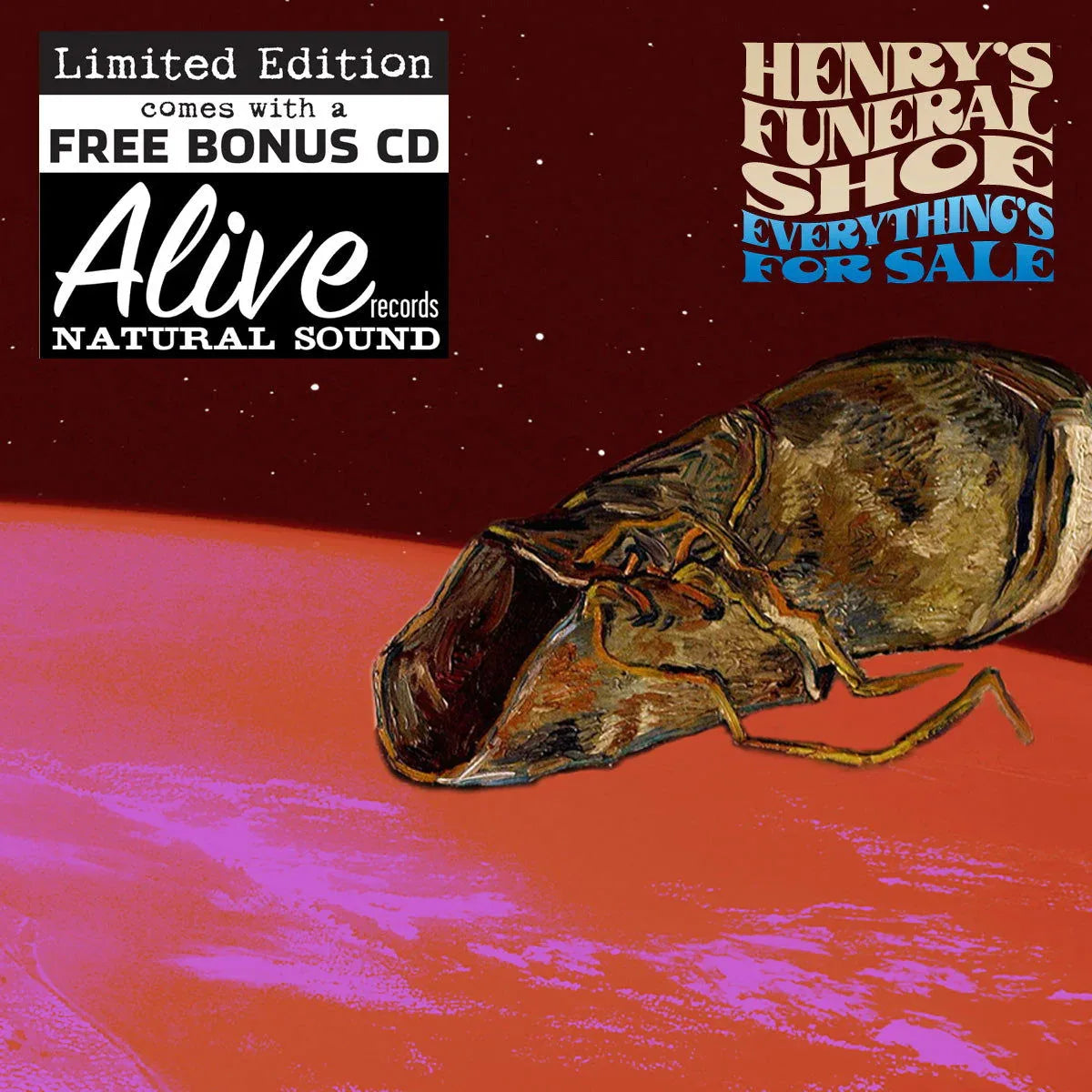 Henry's Funeral Shoe - Everything's For Sale Purple Vinyl - Joco Records