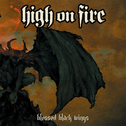 High on Fire - Blessed Black Wings (Color Vinyl, Blue, Orange) (2 LP) - Joco Records