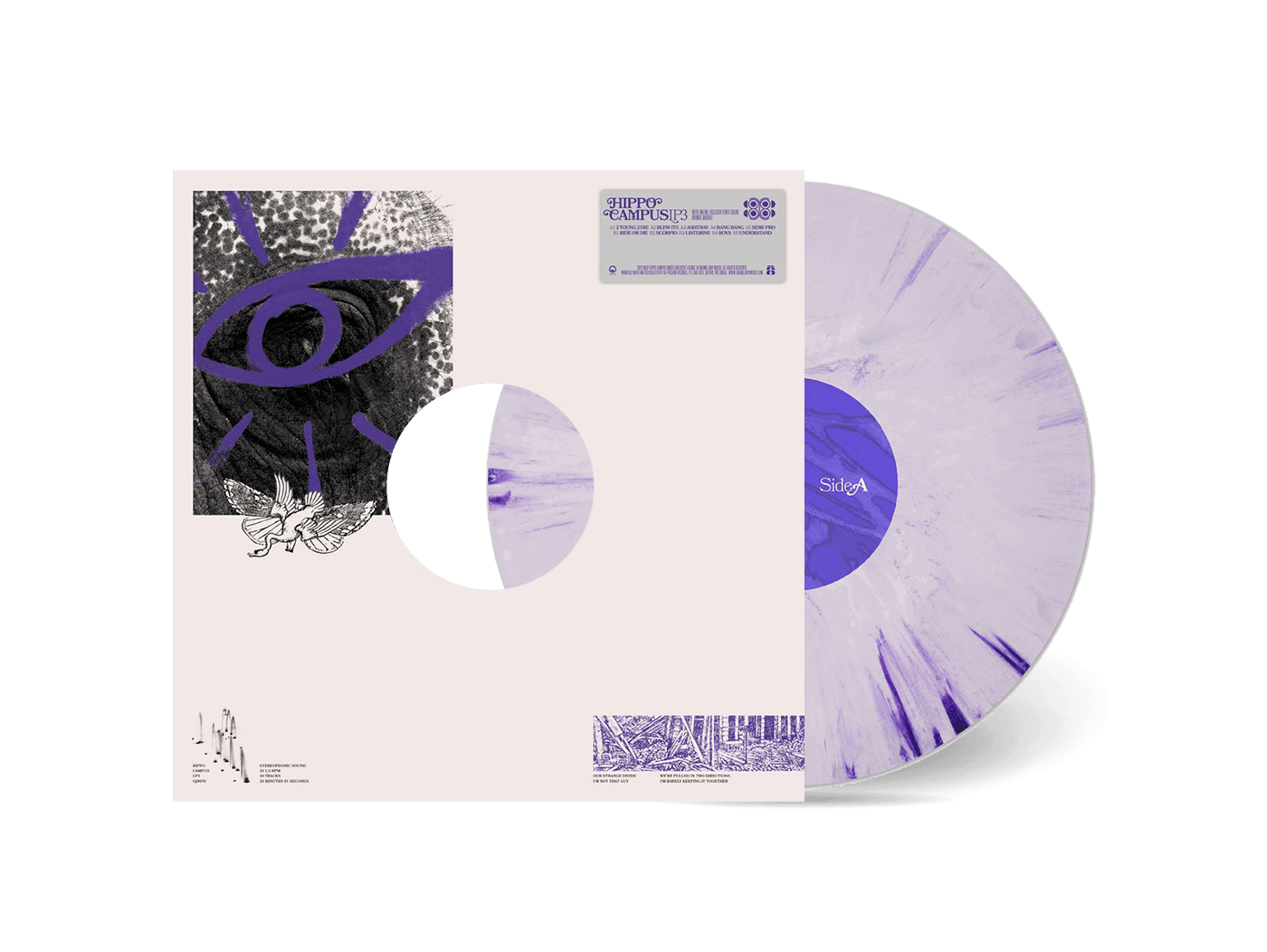 Hippo Campus - LP3 (Indie Exclusive, Opaque Purple Swirl Color Vinyl) - Joco Records