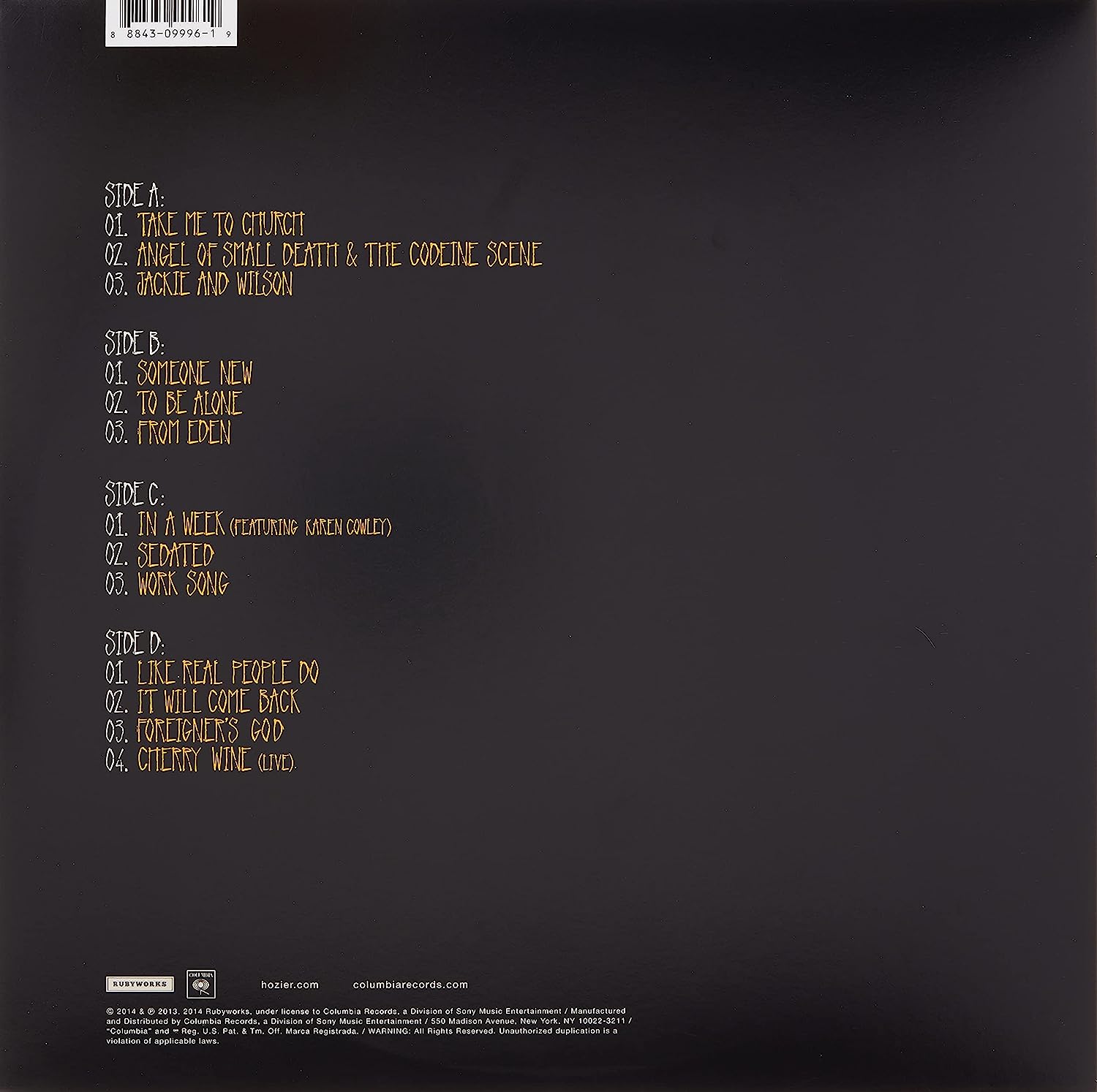 Hozier - Hozier (Gatefold) (2 LP) - Joco Records